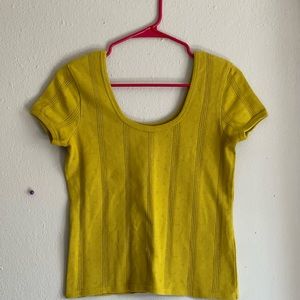 Madewell xs yellow top